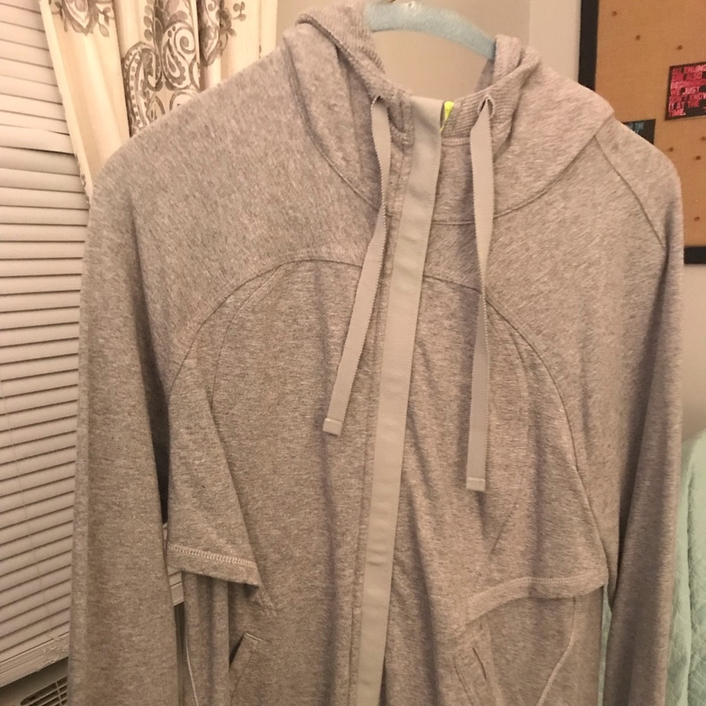 Lululemon Zip Up Size 10- Gray